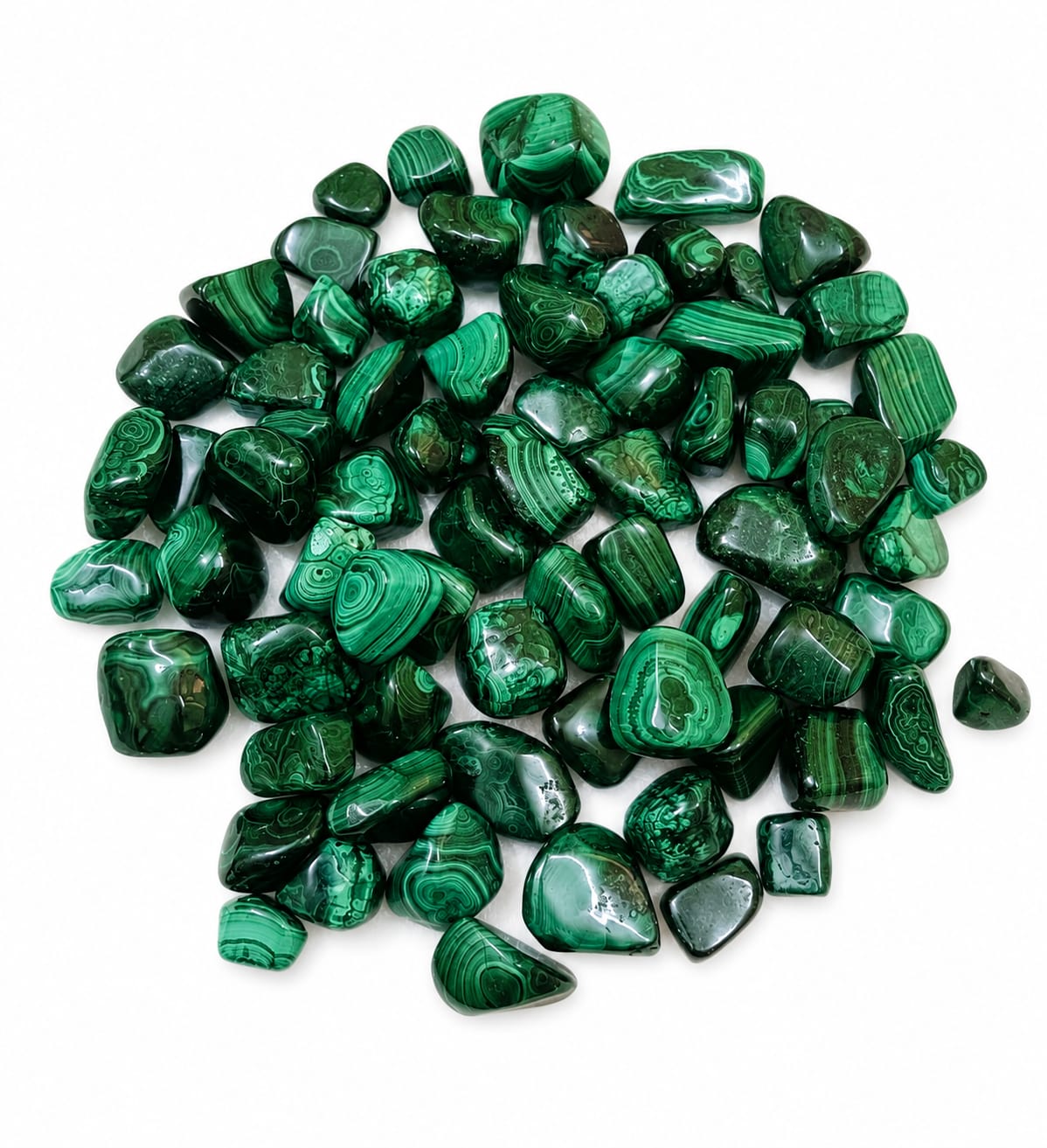 Natural Malachite Tumbled Stone